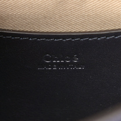 Chloe Calfskin Crocodile Embossed Small Tess Bag Full Blue 10 of 25