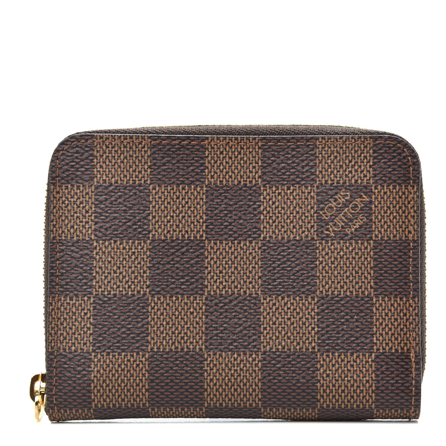 Louis Vuitton Damier Ebene Zippy Coin Purse Rose Ballerine 1 of 7