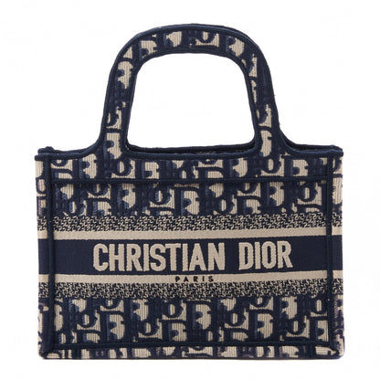 Christian Dior Oblique Mini Book Tote Blue Multicolor 1 of 9