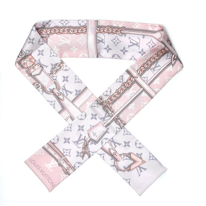 Louis Vuitton Silk Monogram Confidential Bandeau Light Pink 1 of 5