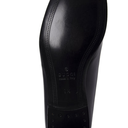 Gucci Lambskin Kingsnake Embroidered Mens Brixton Horsebit Loafers 9.5 Black 8 of 11