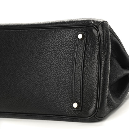 Hermes Taurillon Clemence Birkin 35 Black 9 of 19