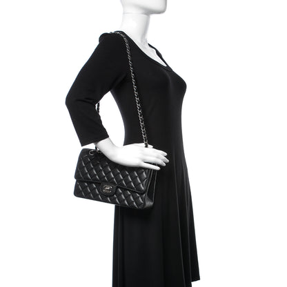 Chanel Caviar Quilted Medium Double Flap Black 2 of 9