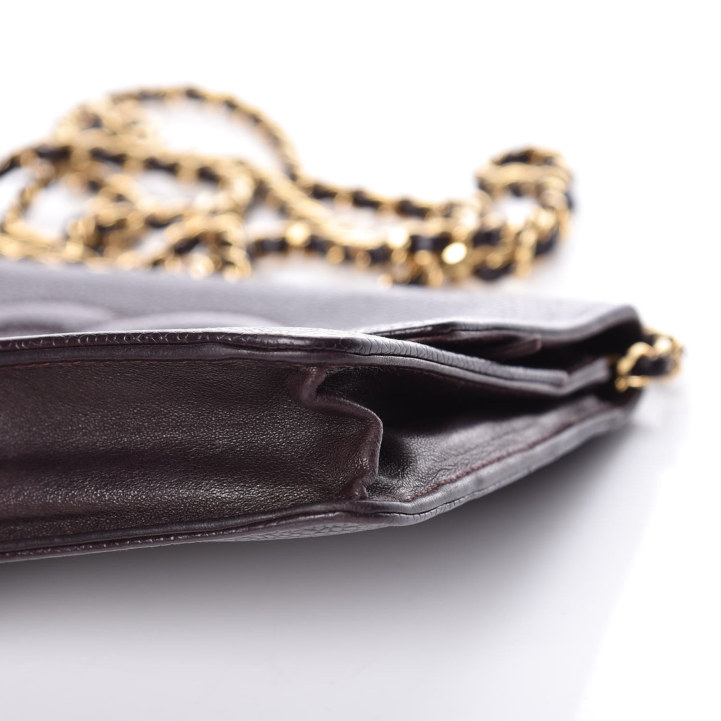 Caviar Timeless CC Wallet On Chain WOC Dark Brown