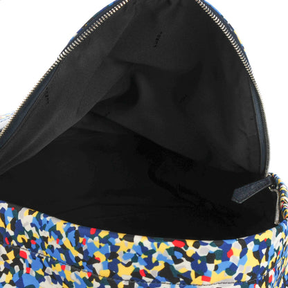 Fendi Nylon Vitello Elite Flamingo Granite Lightning Monster Eyes Backpack Multicolor Lavagna 5 of 9