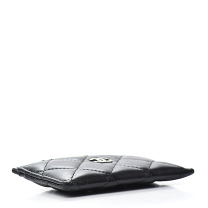 Chanel Lambskin Quilted Card Holder Black 4 of 7