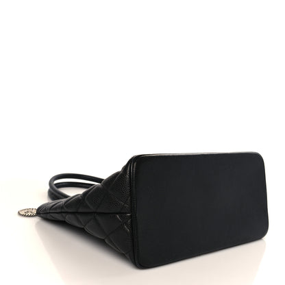 Chanel Caviar Quilted Medallion Tote Black 4 of 9