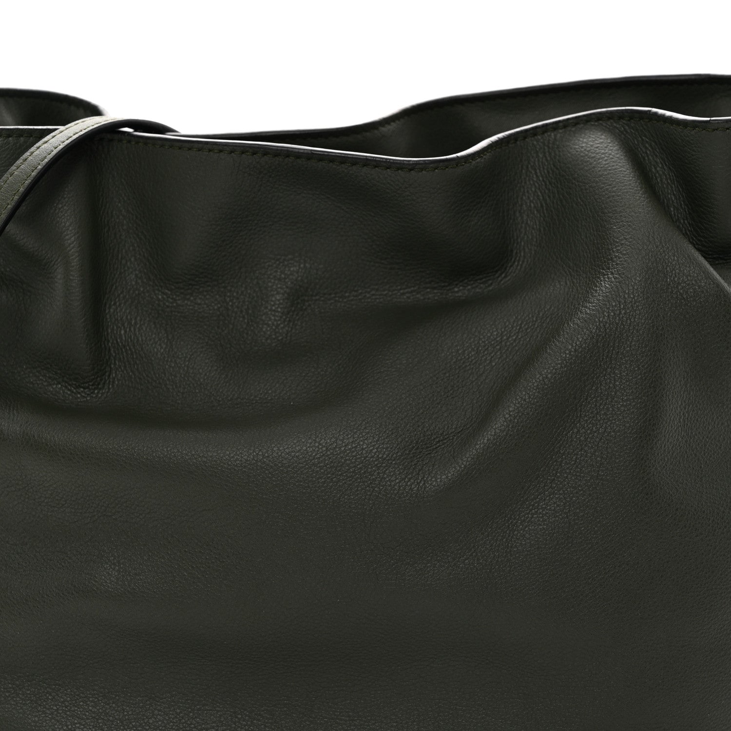 Loewe Calfskin Flamenco Knot Clutch Vintage Khaki 8 of 10