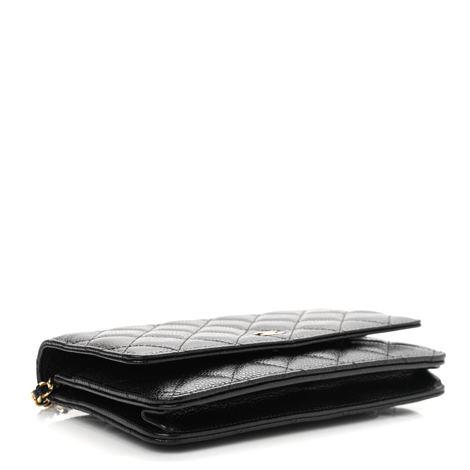 Chanel Caviar Quilted Wallet On Chain WOC Black 5 of 13