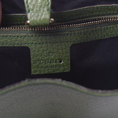 Gucci Soft Grained Calfskin Jackie O Hobo Green 6 of 10
