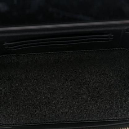 Chanel Lambskin Quilted Enamel Coco Casino Small Vanity Case With Chain Black 5 of 11