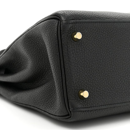 Hermes Togo Kelly Retourne 28 Black 8 of 19