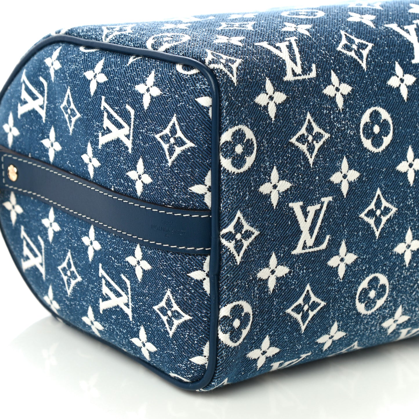 Monogram Jacquard Denim Speedy Bandouliere 25 Bleu