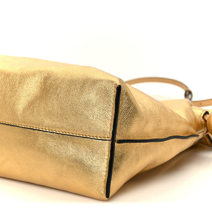 Loewe Metallic Lambskin Medium Flamenco Knot Gold 10 of 10