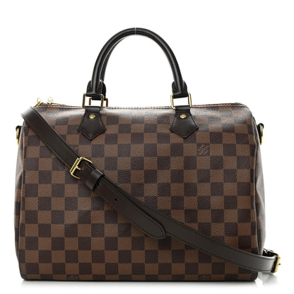 Louis Vuitton Damier Ebene Speedy Bandouliere 30 1 of 15