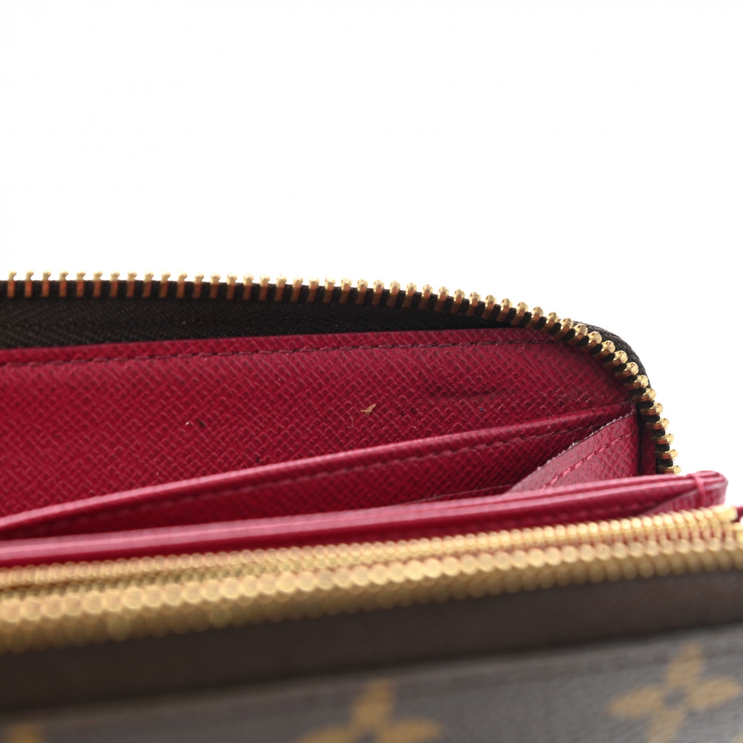 Louis Vuitton Monogram Zippy Wallet Fuchsia 9 of 10