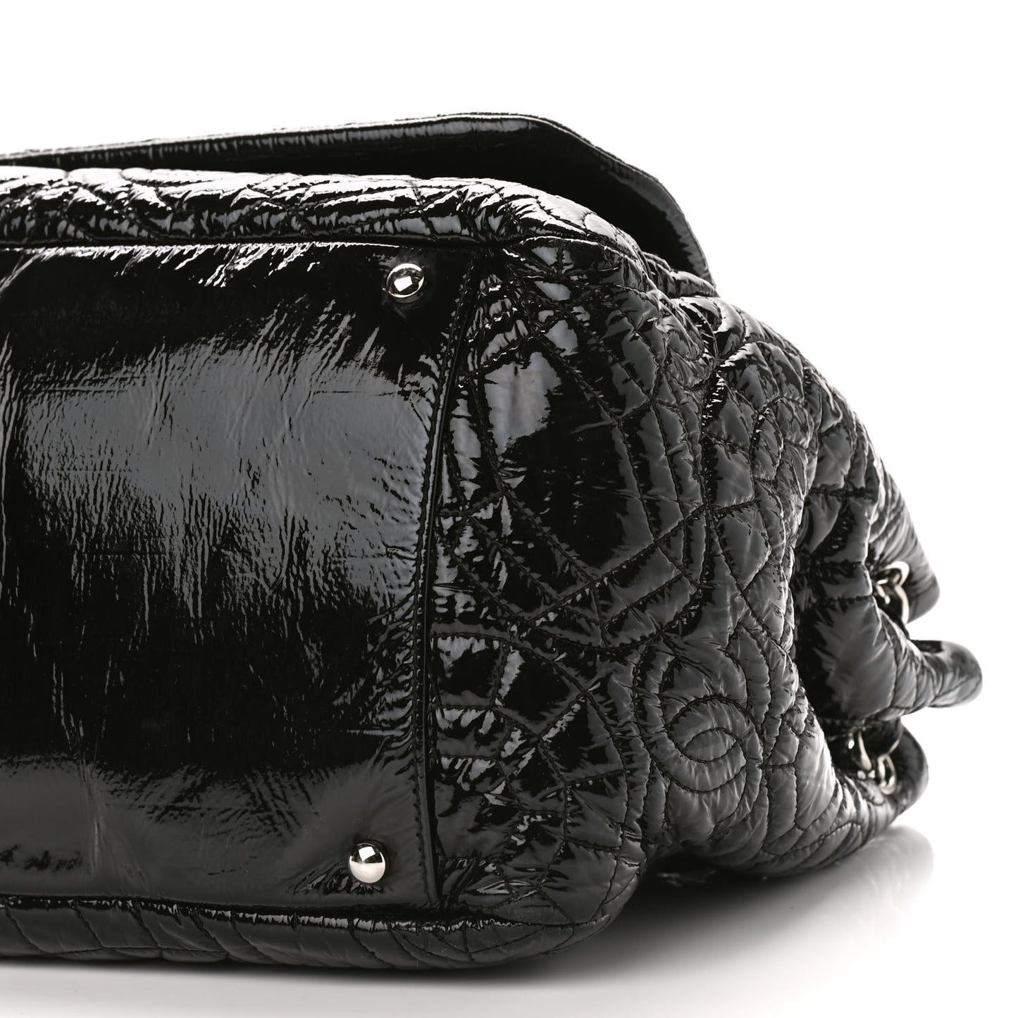Vinyl Graphic Edge Accordion Flap Black