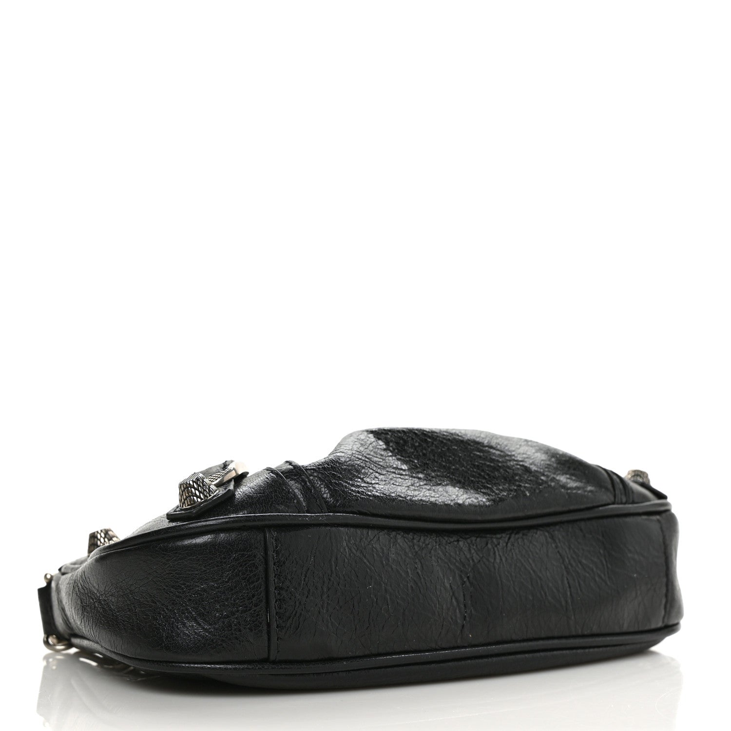Balenciaga Agneau Arena Le Cagole Mini Purse With Chain Black 4 of 8