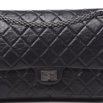 Chanel Aged Calfskin Quilted 2.55 Reissue 226 Flap Black 10 of 11