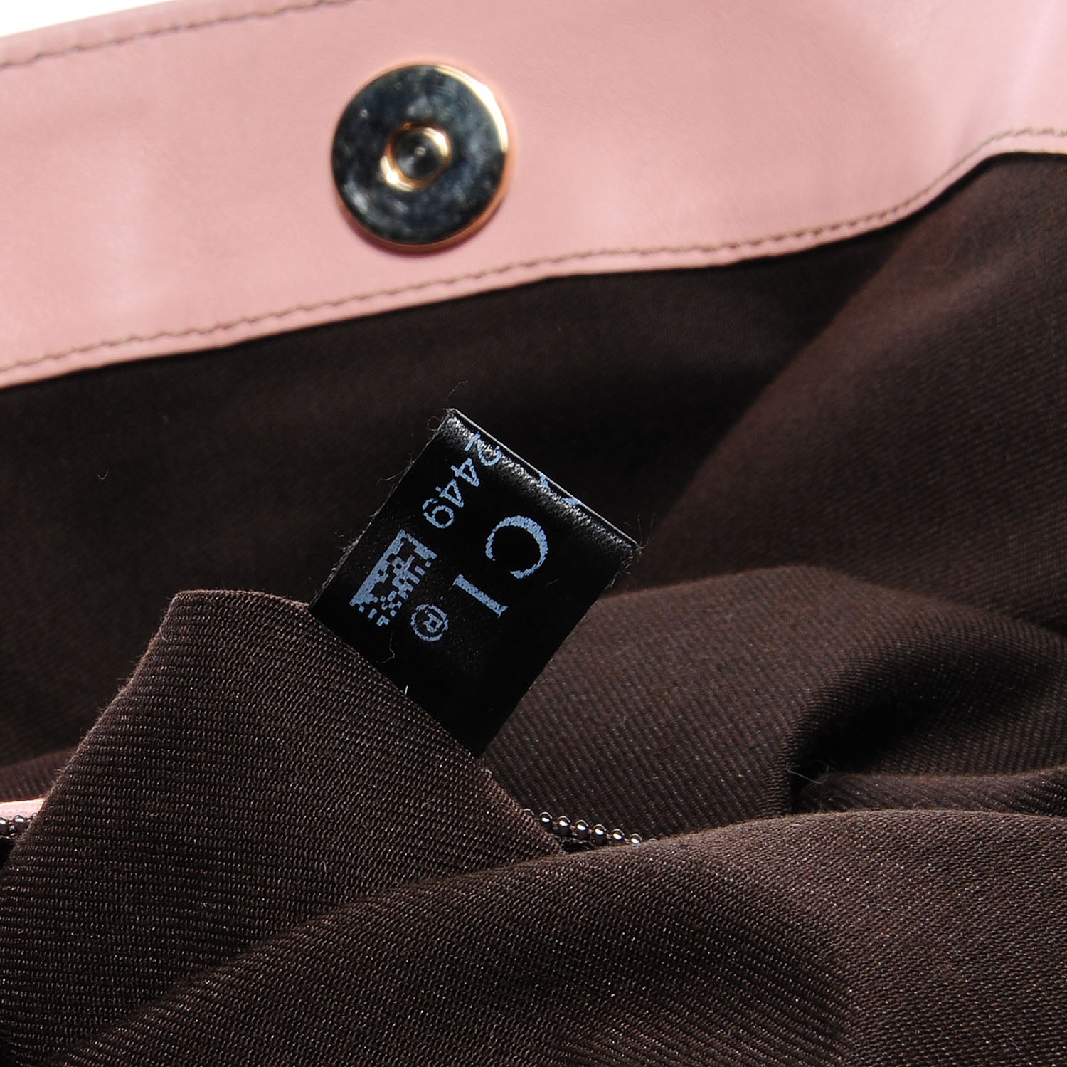Gucci Monogram Medium D Gold Ring Tote Pink 5 of 7