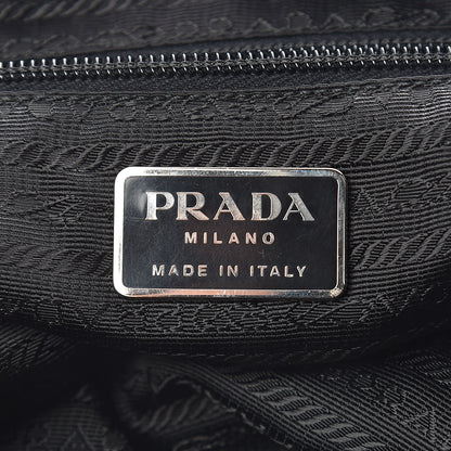 Prada Nylon Vela Medium Backpack Black 6 of 9