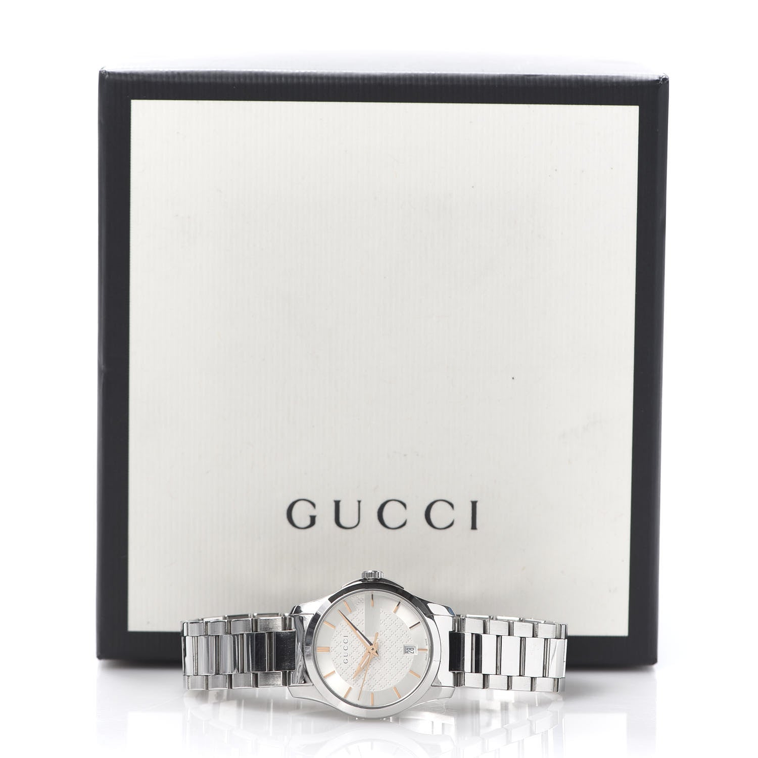 Gucci Stainless Steel 27mm G-Timeless Quartz Watch 7 of 7