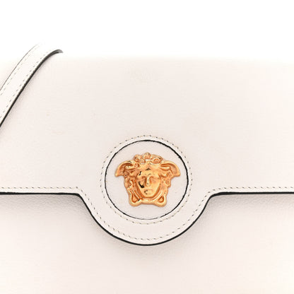 Versace Grained Calfskin La Medusa Crossbody Bag White 7 of 14