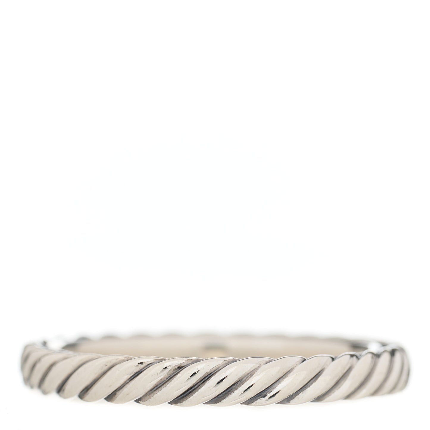 Sterling Silver Cable Classics Band Ring 53 6.25