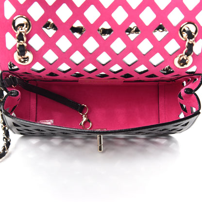 Chanel Lambskin Small Sea Through Flap Black 6 of 14
