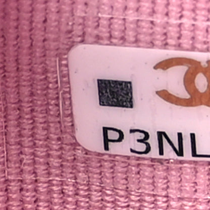 Chanel Caviar Metal Perforated Quilted CC Flap Card Holder Pink Green 8 of 10