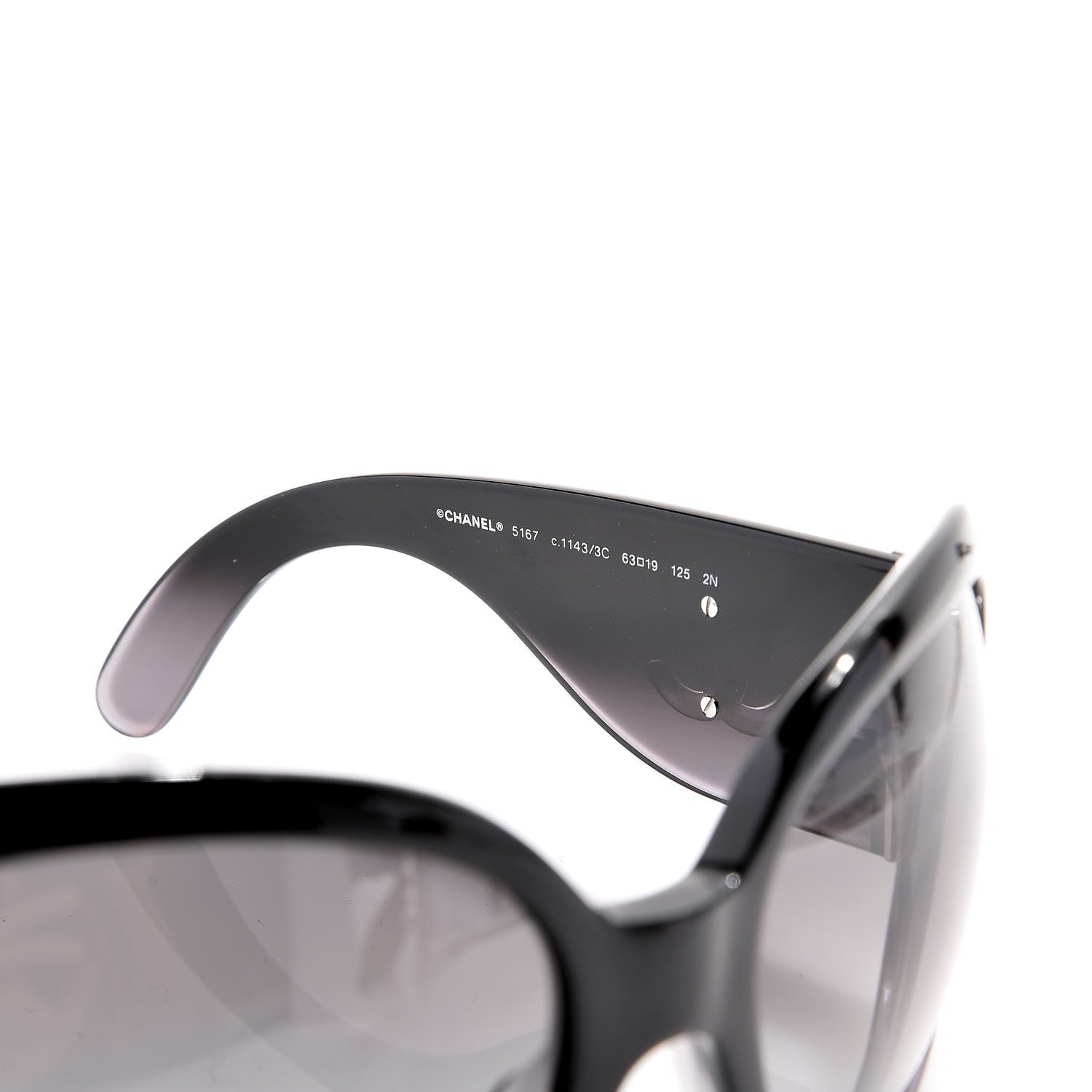 Chanel CC Logo Sunglasses 5167 Black 6 of 7