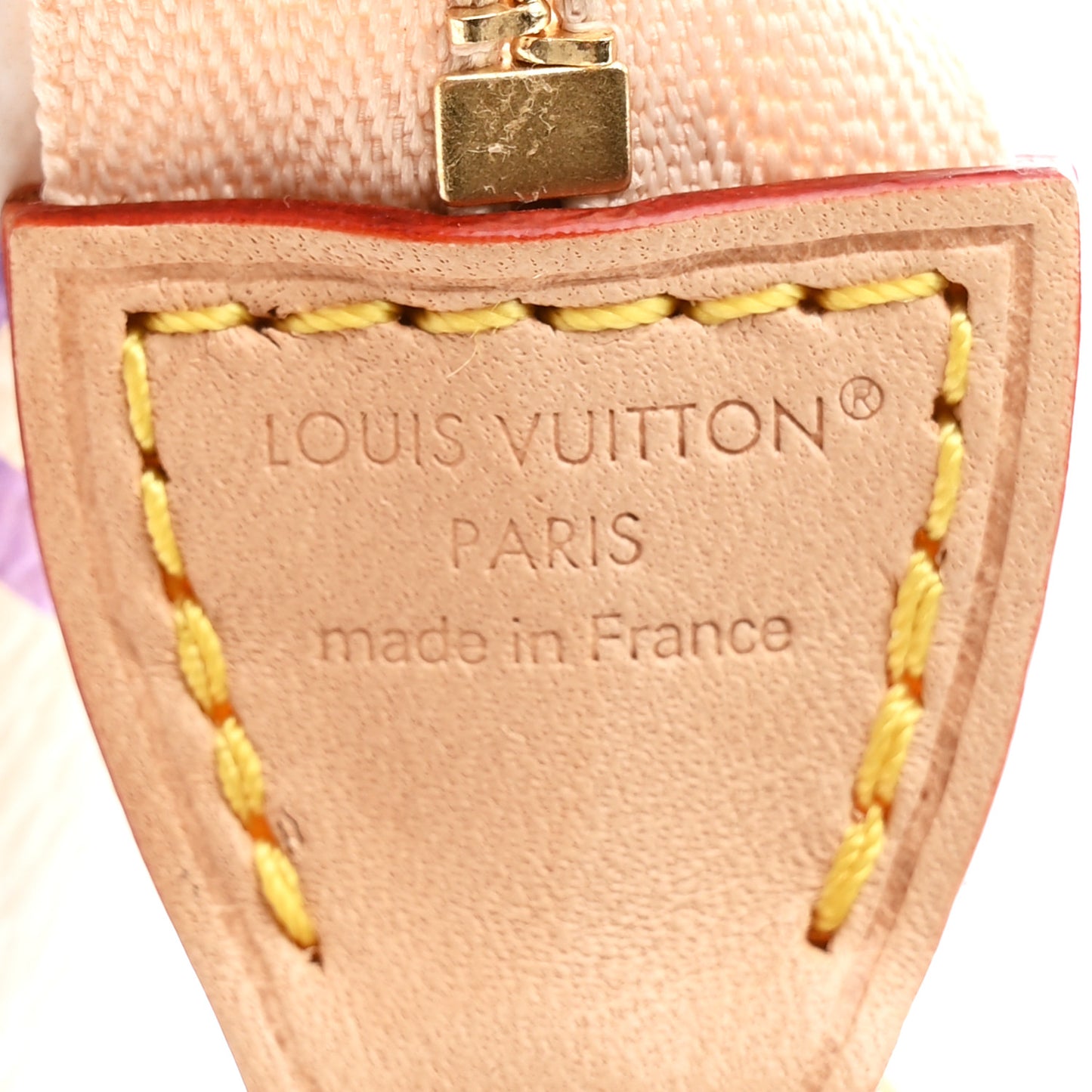 LV X TM Monogram Multicolor Pochette Accessories White