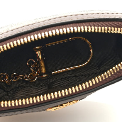 Gucci GG Supreme Monogram Web Ophidia Dome Key Pouch Beige New Acero 5 of 8