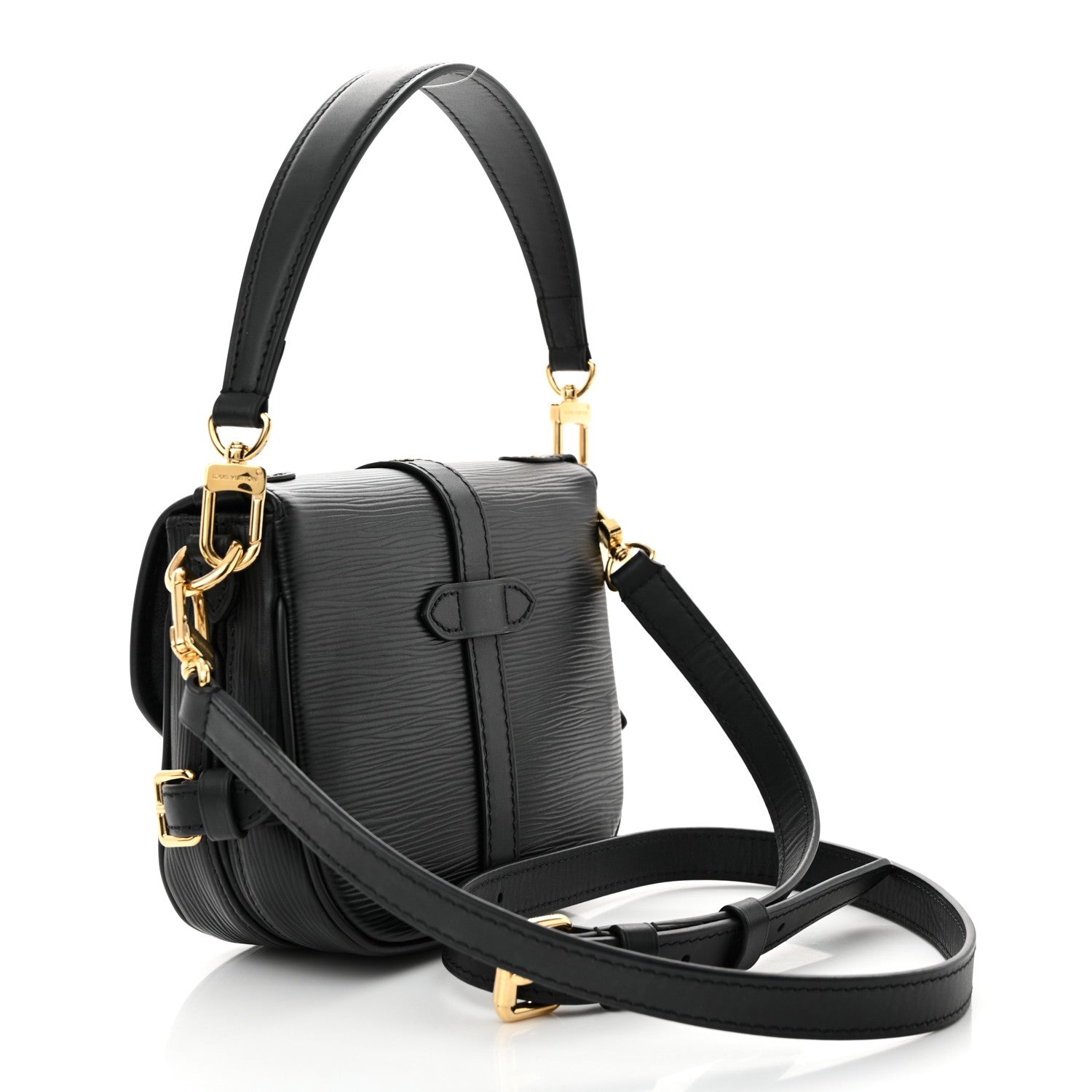 Louis Vuitton Epi Saumur BB Black 3 of 10