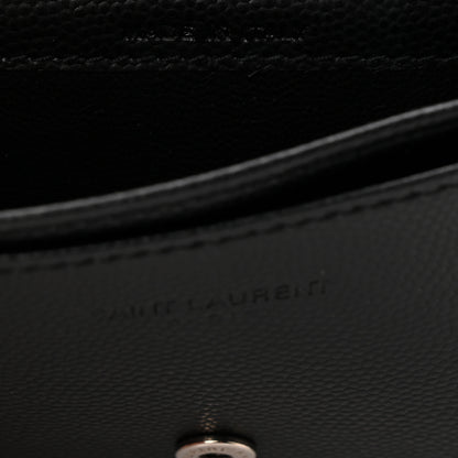 Saint Laurent Grain De Poudre Business Card Case Black 7 of 9