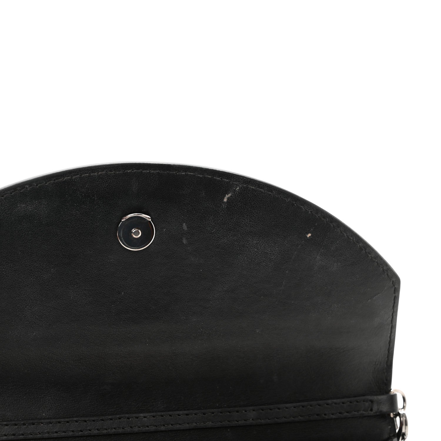 Christian Louboutin Patent Embossed Python Loubi54 Crossbody Clutch Black 13 of 13