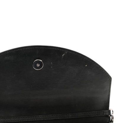 Christian Louboutin Patent Embossed Python Loubi54 Crossbody Clutch Black 13 of 13