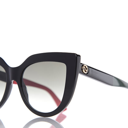 Gucci Cat Eye Sunglasses GG 0164/S Black 7 of 8
