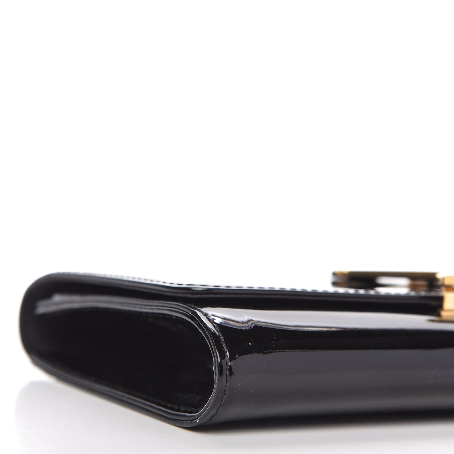 Louis Vuitton Patent Louise Clutch Black 6 of 9