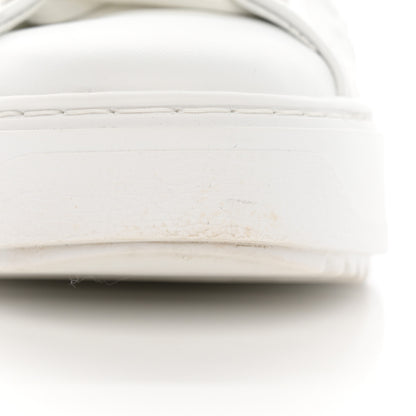 Louis Vuitton Lambskin Embossed Monogram Time Out Sneakers White 20 of 22