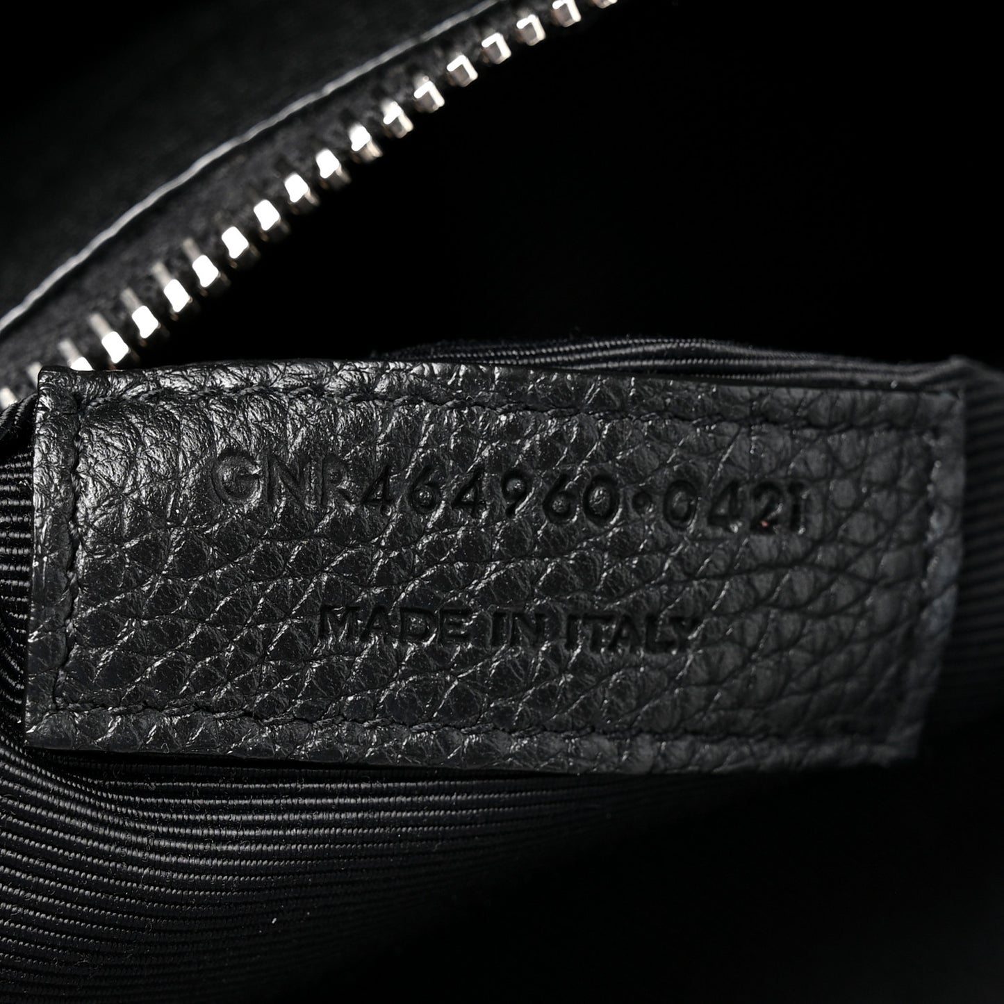 Grained Calfskin Small Supple Sac De Jour Black