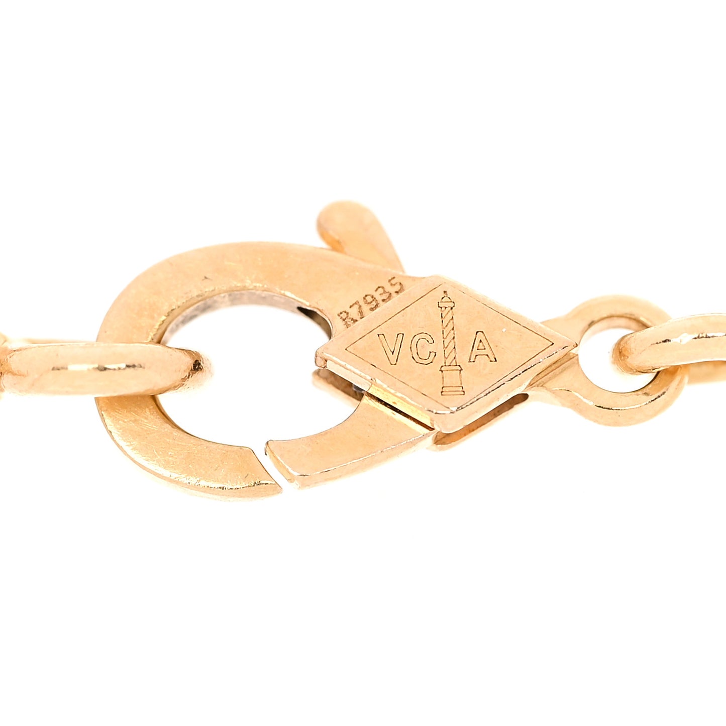 18K Yellow Gold 5 Motifs Vintage Alhambra Bracelet