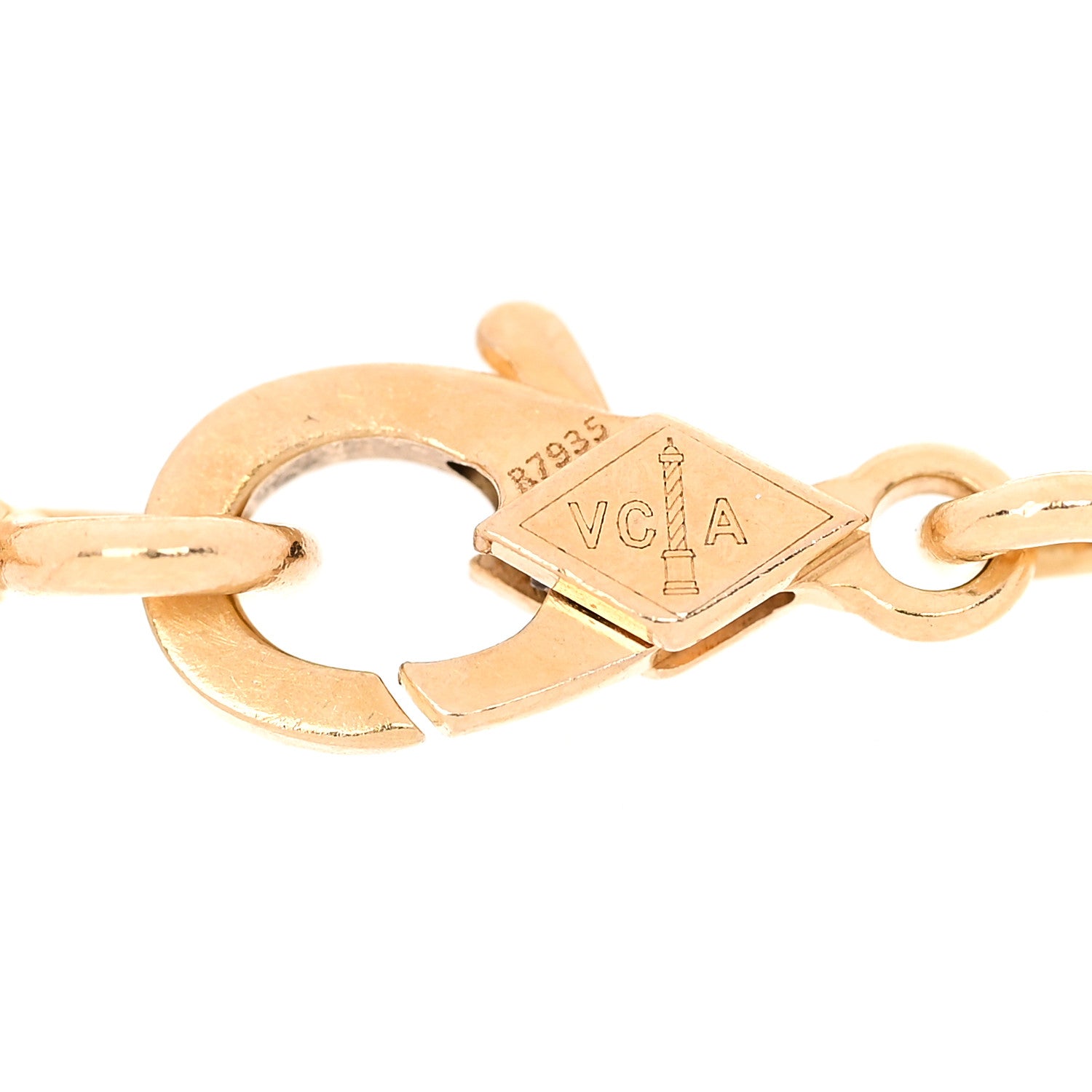 Van Cleef & Arpels 18K Yellow Gold 5 Motifs Vintage Alhambra Bracelet 5 of 6