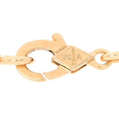 Van Cleef & Arpels 18K Yellow Gold 5 Motifs Vintage Alhambra Bracelet 5 of 6