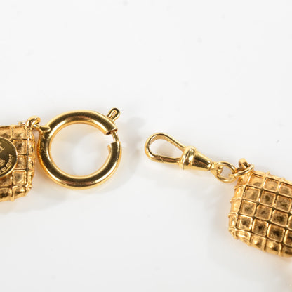 Chanel Crystal CC Necklace Gold 4 of 5