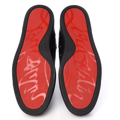 Christian Louboutin Calfskin Mens Louis Flat Sneakers 41.5 Black 6 of 9