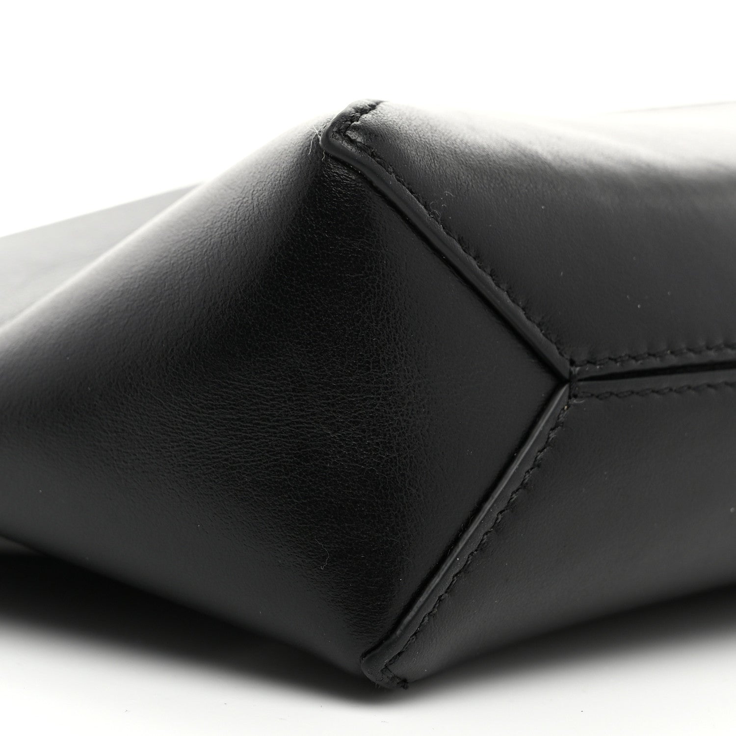 Loewe Shiny Calfskin Puzzle Fold Pouch Black 9 of 10