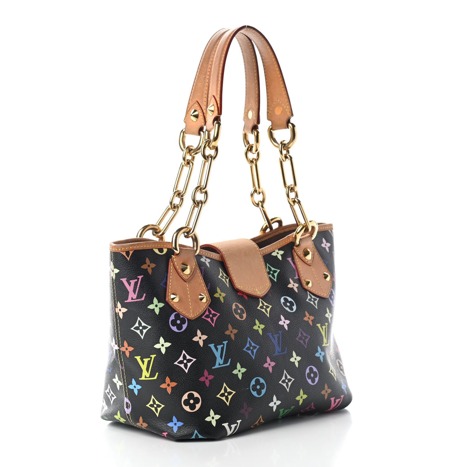 Louis Vuitton Monogram Multicolor Annie MM Black 3 of 11