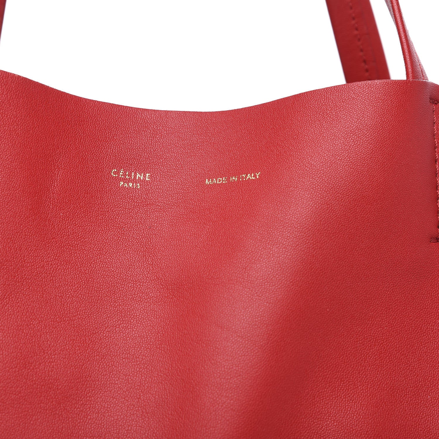 Celine Lambskin Horizontal Cabas Magenta 12 of 12