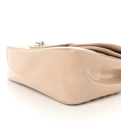 Chanel Patent Horizontal Quilted Jumbo Single Flap Pink 10 of 18